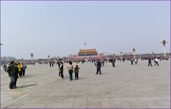 Tiananmen Meydanı, Pekin, Çin