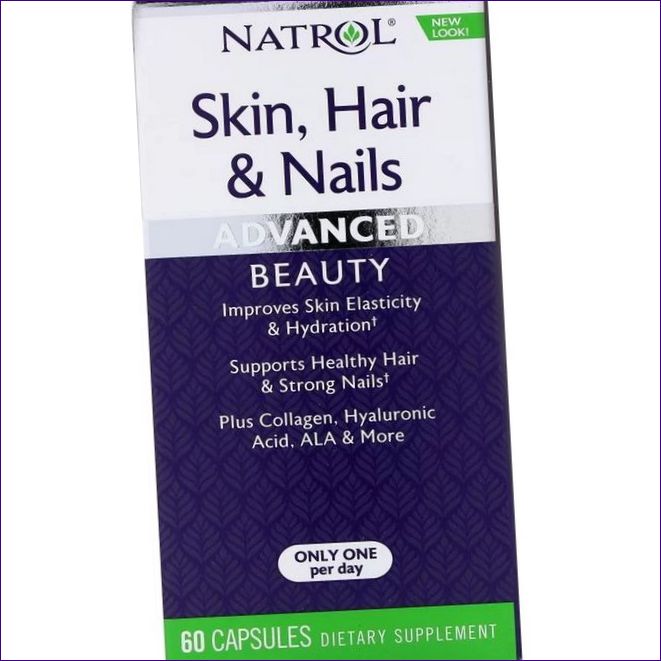 Natrol Cilt, saç ve tırnak sağlığı takviyesi, mükemmel güzellik